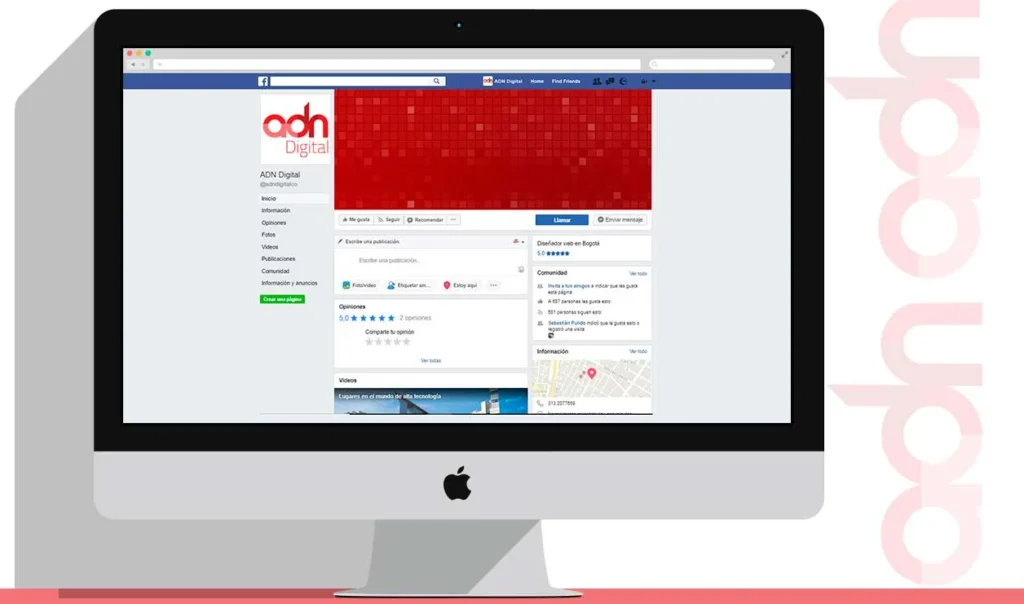 Redes sociales de ADN Digital administradas por ADN Digital