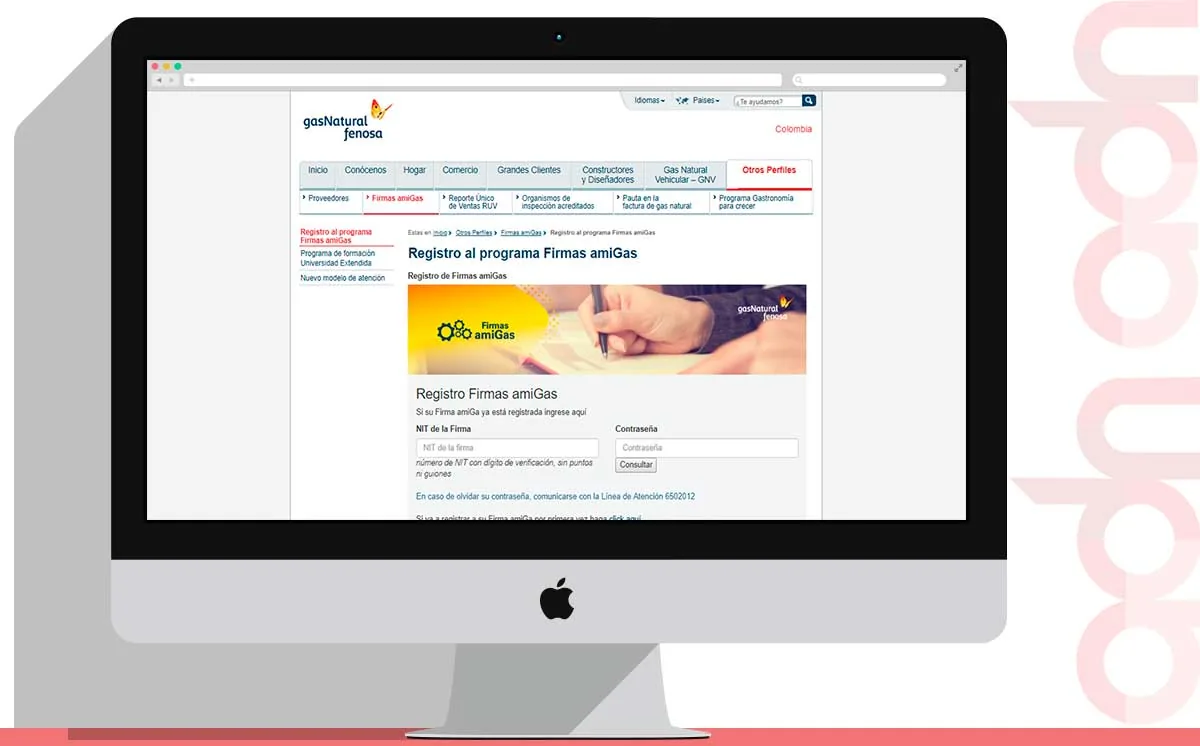 Sitio web Firmas Amigas desarrollado por ADN Digital